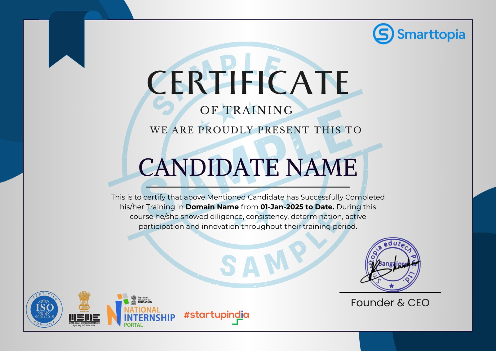 Certificate of Participation