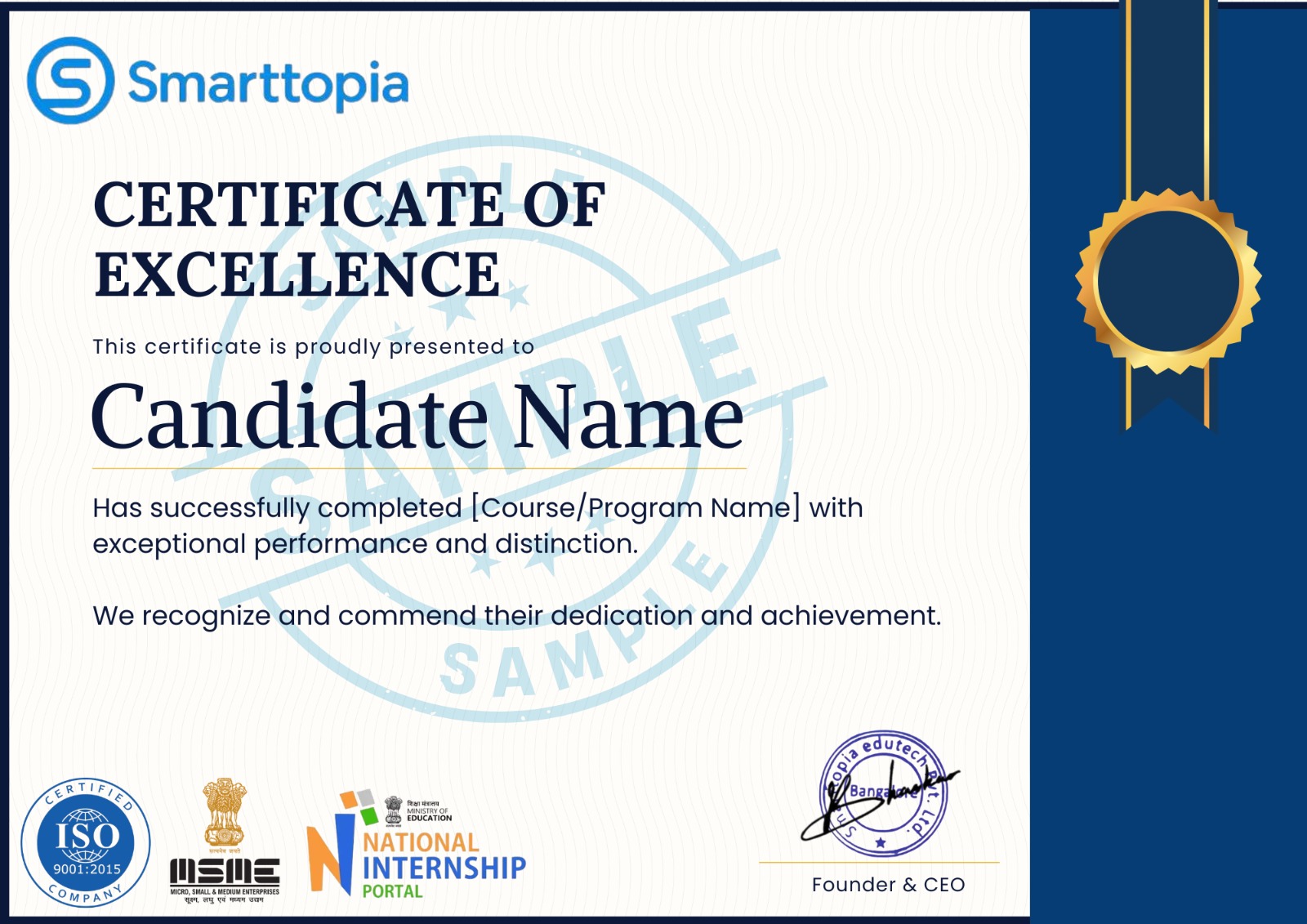 Certificate of Training